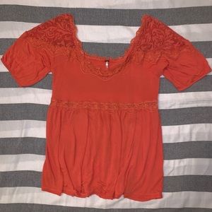 FREE PEOPLE LACEY TOP